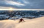 Einsteigen in eines der grössten und modernsten Skigebiete weltweit